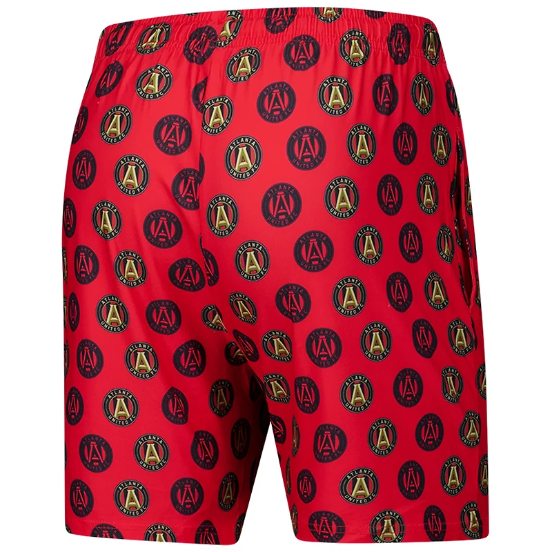 Ensemble de 2 shorts Concepts Sport rouge/noir Atlanta United FC Record pour hommes
