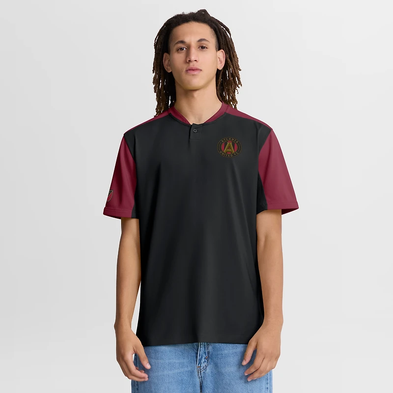 Maillot Henley noir pour homme Fanatics Atlanta United FC Striker