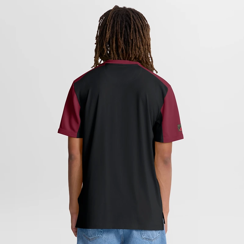 Maillot Henley noir pour homme Fanatics Atlanta United FC Striker