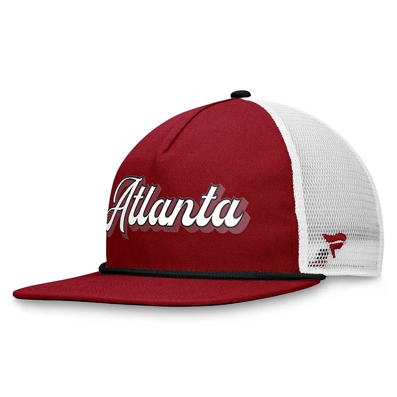 Casquette Atlanta United FC True Classic Golf Snapback Fanatics Branded Grenat/Blanc pour homme