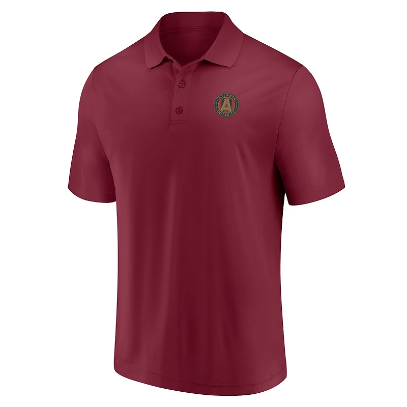 Polo Fanatics Garnet Atlanta United FC pour hommes