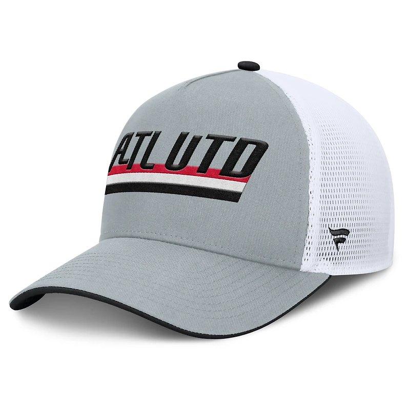 Men's Fanatics Gray Atlanta United FC Knuckle Trucker Adjustable Hat