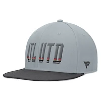 Men's Fanatics Gray Atlanta United FC Smoke Snapback Hat