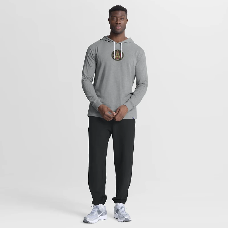 Men's Fanatics Gray Atlanta United FC Unending Practice​ Transitional Slub Hoodie