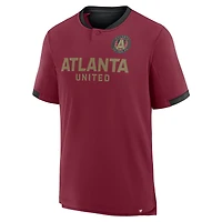 Men's Fanatics Red Atlanta United FC Stoppage Time Striker T-Shirt