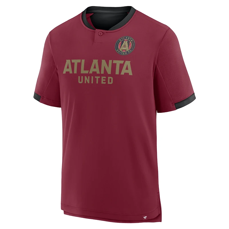 Men's Fanatics Red Atlanta United FC Stoppage Time Striker T-Shirt