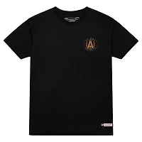 T-shirt Mitchell & Ness noir Atlanta United FC 2-Hit pour homme