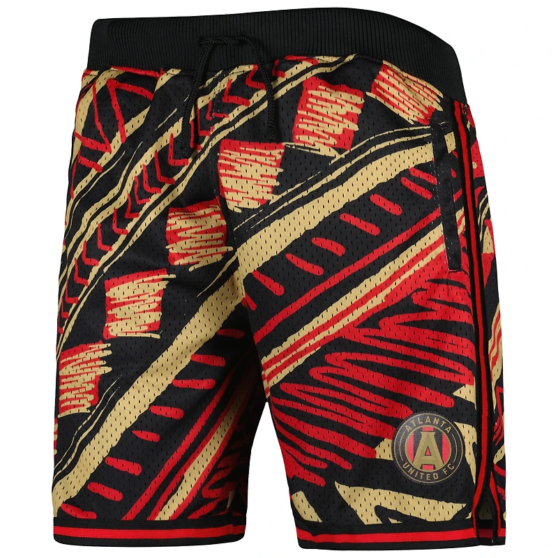 Short de mode tribal Atlanta United FC Mitchell & Ness pour homme, noir