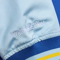 Men's Mitchell & Ness Blue/White Atlanta United FC Resurgens Reversible Raglan Full-Snap Jacket