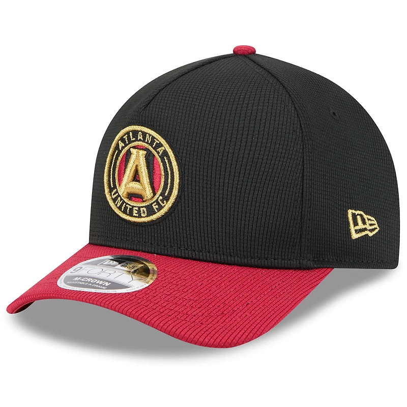 Casquette ajustable New Era noire Atlanta United FC 2025 Jersey Hook 9FORTY M-Crown pour homme