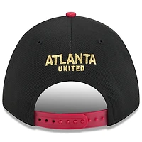 Casquette ajustable New Era noire Atlanta United FC 2025 Jersey Hook 9FORTY M-Crown pour homme
