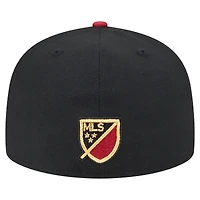 Men's New Era  Black Atlanta United FC 2025 Kickoff 59FIFTY Fitted Hat