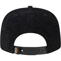 Men's New Era Black Atlanta United FC Corduroy Golfer Adjustable Hat
