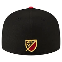 Casquette ajustée 59FIFTY Atlanta United FC Element Tech Pack noire New Era pour homme