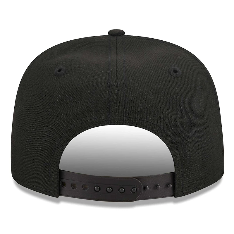 Men's New Era  Black Atlanta United FC Script Golfer Adjustable Hat