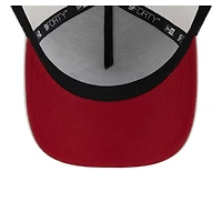 Casquette ajustable 9FORTY A-Frame Trucker avec écusson rouge Atlanta United FC New Era pour homme