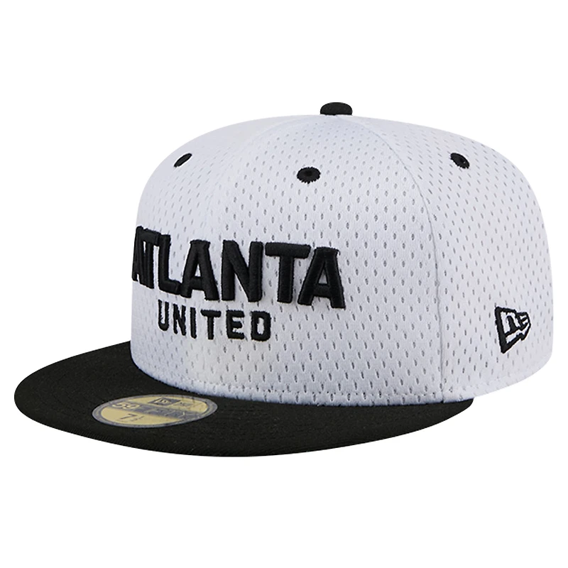 Casquette ajustée 59FIFTY en maille Throwback Atlanta United FC New Era pour homme, grise