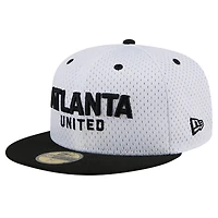Casquette ajustée 59FIFTY en maille Throwback Atlanta United FC New Era pour homme, grise