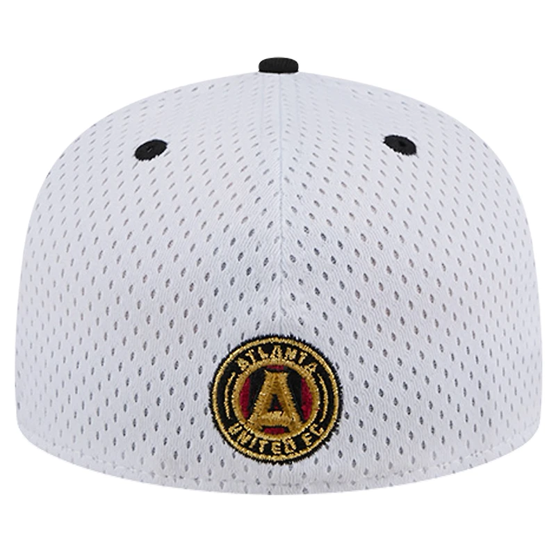 Casquette ajustée 59FIFTY en maille Throwback Atlanta United FC New Era pour homme, grise