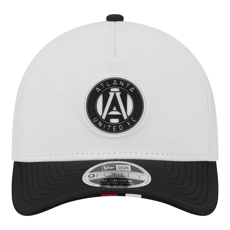 Men's New Era White Atlanta United FC 2026 MLS Kick Off 9FORTY M-Crown A-Frame Adjustable Hat