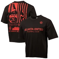 Men's Sport Design Sweden  Black Atlanta United FC Celestial Oversized Graphic T-Shirt
