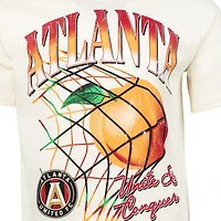 Men's Sport Design Sweden Cream Atlanta United FC Old School Graphic Relaxed T-Shirt