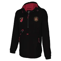 Veste à capuche quart de zip Stadium Essentials pour hommes, noir, Atlanta United FC Compete
