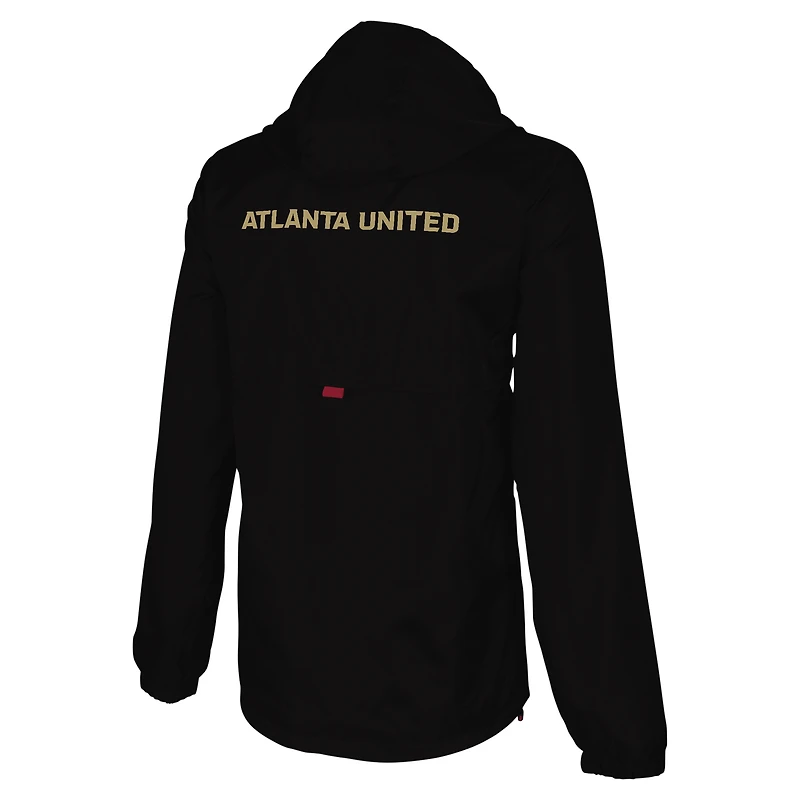Veste à capuche quart de zip Stadium Essentials pour hommes, noir, Atlanta United FC Compete