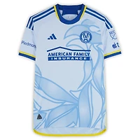 Noah Cobb Atlanta United FC Autographed Match-Used #24 Blue adidas Jersey from the 2024 MLS Season - Size M