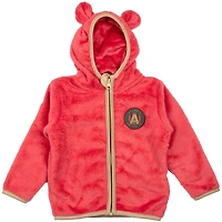 Toddler Sport Design Sweden  Red Atlanta United FC Tie-Breaker Teddy Full-Zip Hoodie