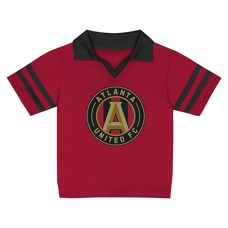 Toddler  Red Atlanta United FC Charming Dude Top & Short Set