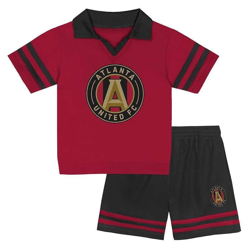 Toddler  Red Atlanta United FC Charming Dude Top & Short Set