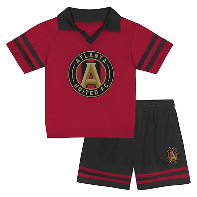 Toddler  Red Atlanta United FC Charming Dude Top & Short Set