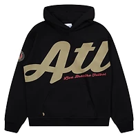 Sweat à capuche unisexe Live Breathe Futbol noir Atlanta United FC ATL