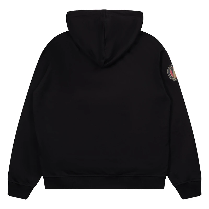 Sweat à capuche unisexe Live Breathe Futbol noir Atlanta United FC ATL