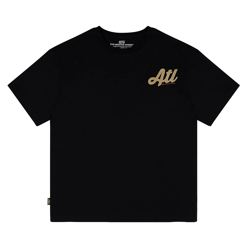 Unisex Live Breathe Futbol Black Atlanta United FC ATL T-Shirt
