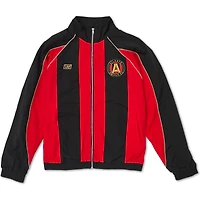 Veste de survêtement unisexe Live Breathe Futbol noire Atlanta United FC Connector Collection entièrement zippée
