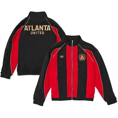 Unisex Live Breathe Futbol Black Atlanta United FC Connector Collection Full-Zip Track Jacket