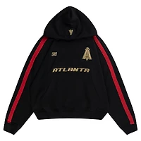 Sweat à capuche unisexe noir Live Breathe Futbol Atlanta United FC Rossi