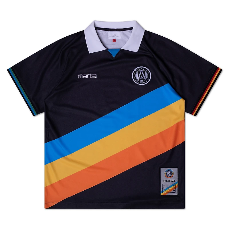 Unisex Live Breathe Futbol Black Atlanta United FC x MARTA 2026 Retro Vibes Fashion Jersey