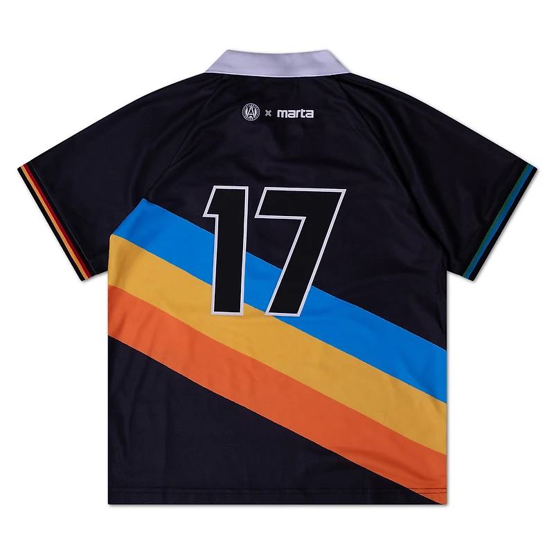 Unisex Live Breathe Futbol Black Atlanta United FC x MARTA 2026 Retro Vibes Fashion Jersey