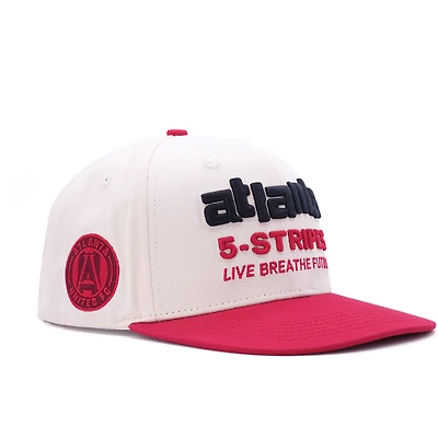 Unisex Live Breathe Futbol  Natural Atlanta United FC Adjustable Hat
