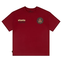 T-shirt unisexe Live Breathe Futbol rouge Atlanta United FC 5 bandes