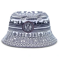 Unisex Live Breathe Futbol White Atlanta United FC Somos Collection Reversible Bucket Hat