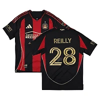 Will Reilly Atlanta United FC Autographed Match-Used #28 Black Jersey from the 2025 MLS Season - Size M
