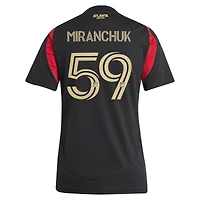 Maillot de joueur réplique adidas Aleksei Miranchuk noir Atlanta United FC 2025 The Connector pour femme