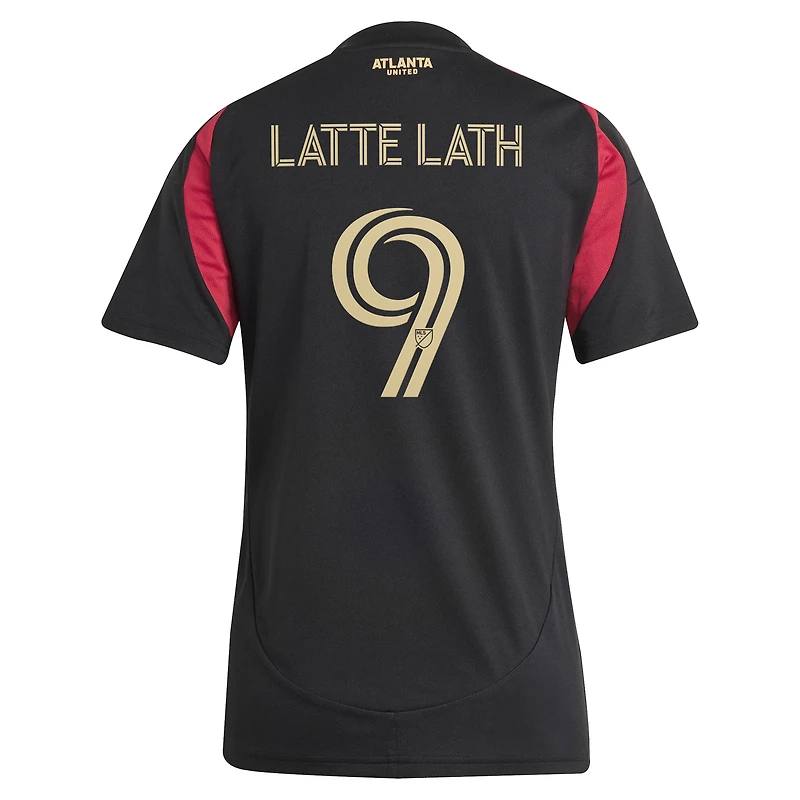 Women's adidas Emmanuel Latte Lath Black Atlanta United FC The Connector Replica Jersey