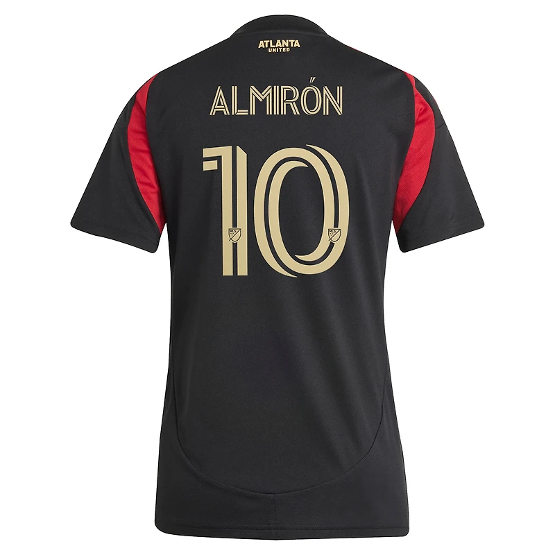 Women's adidas Miguel Almiron Black Atlanta United FC 2025 The Connector Replica Player Jersey