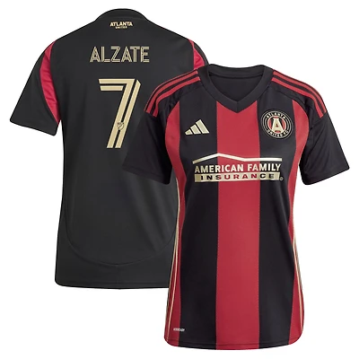 Women's adidas Steven Alzate Black Atlanta United FC The Connector Replica Jersey