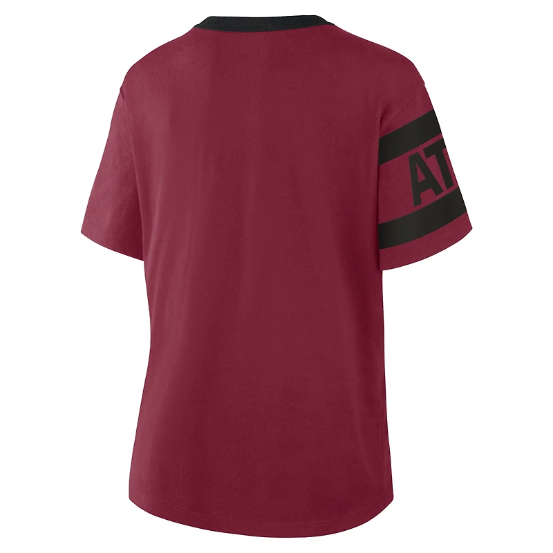 T-shirt Fanatics bordeaux pour femme Atlanta United FC Defender Pairing Legacy